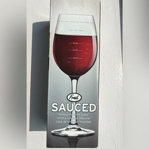 New Fred Sauced Measuring Wine Glass